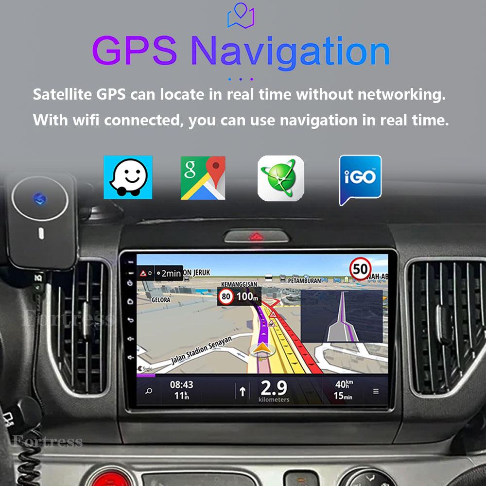 Fortress Android All in one Multimidia Player For KIA Ray 2011 - 2017 Navigation GPS Car Radio 4G Auto Wireless Carplay BT CE