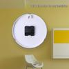 Round Luxury Wall-Mounted Clock for Living Room, Bedroom, Hotel Decoration