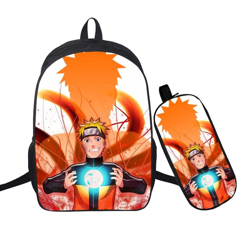 Riman 3D Digital Printing Backpack Two-piece Set Full-color Backpack Student Schoolbag