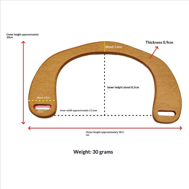 

Деревянная Ручка для Сумки Квадратные Ремешки для Сумок DIY Детали Сумки Классическая Ручка для Сумки-Тоут Замена Аксессуары для Сумок A6