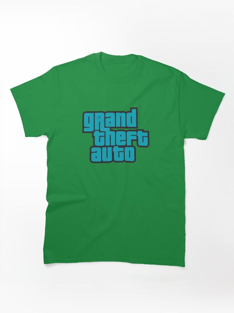 Grand Theft Auto GTA Grand Theft Auto Logo Cool Blue Classic T-Shirt