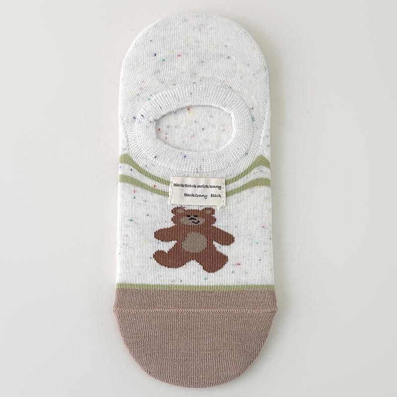 

Women s 2026 Anti-Odor Cotton No-Show Socks - Non-Slip, Low Cut, Thin, Embroidered Boat Style One Size