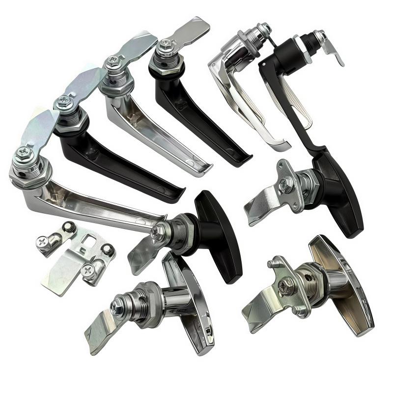 MS324 Zinc Alloy T/L-Type Handle Lock for Air Purifier Door and Industrial Equipment