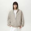 Vintage Color Block Striped Zip Up Hooded Cardigan Sweatshirt Loose Casual Men Warm Outerwear