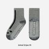 Trendy Anti-slip Mid-calf Socks for Men, Women, and Children - Ideal for Home, Indoor, Sports, and Trampoline Activities