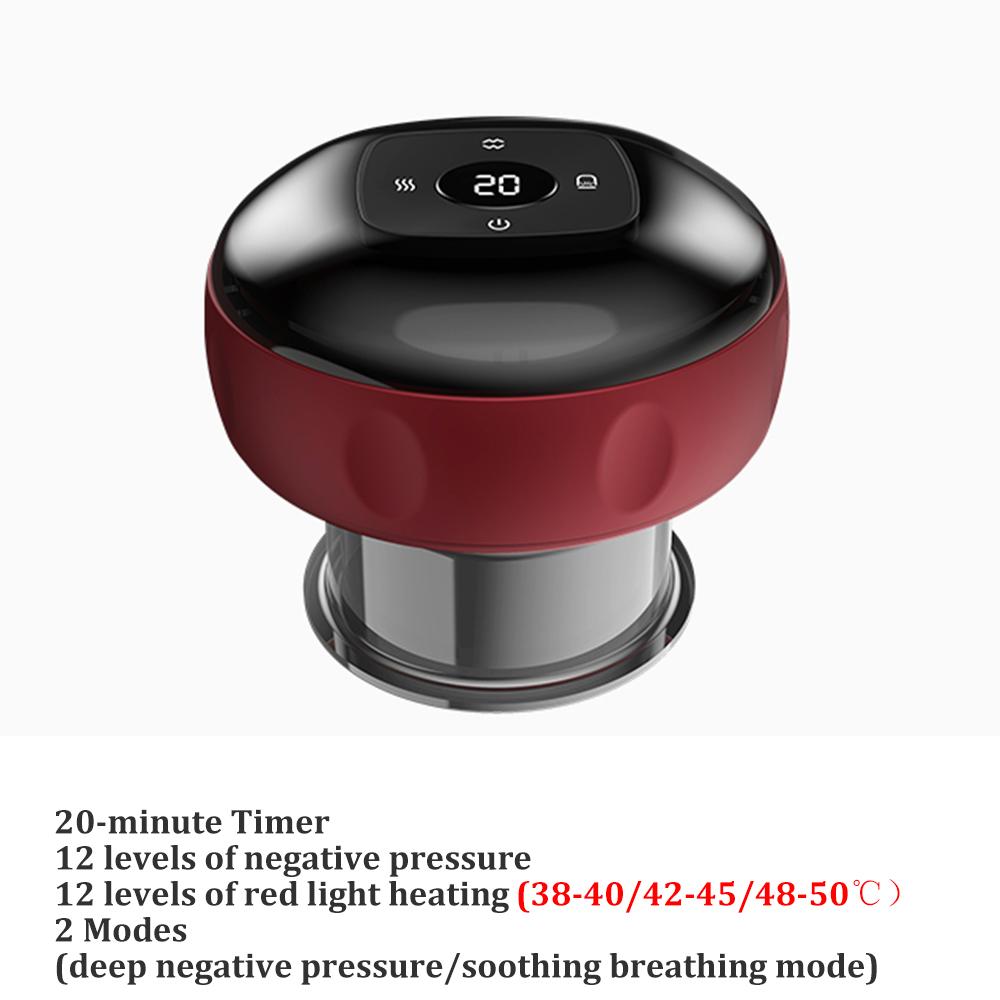 Chinese Smart Medical Cupping Electric Suction Beauty Body Cellulite Massager for Back Scraping Home Handheld Vacuum Guasha Jars