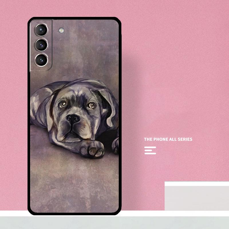 Cane Corso Italian Mastiff Dog Phone Case For Samsung Galaxy S23 Ultra Plus S21 S22 Ultra S20 FE S9 S10 Note 10 20 Ultra