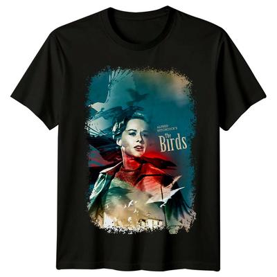 De Vogels (1963) T-shirt geïnspireerd op filmaffiche Retro 80s T-shirt