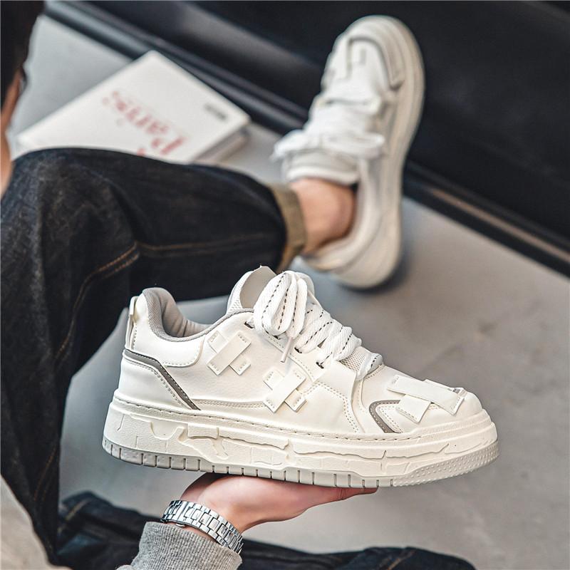 Белая повседневная мужская обувь — фото 9