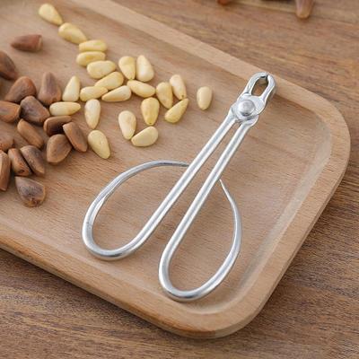 Lot de 3 pinces à noix en acier inoxydable, ouvre-écrous, outil de craquage portable pour noix domestiques, pratique