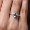 Blue Topaz Gemstone Ring, Handmade Designer Ring, Statement Ring, Boho Ring, Silver Charm Jewelry, 925 Sterling Silver
