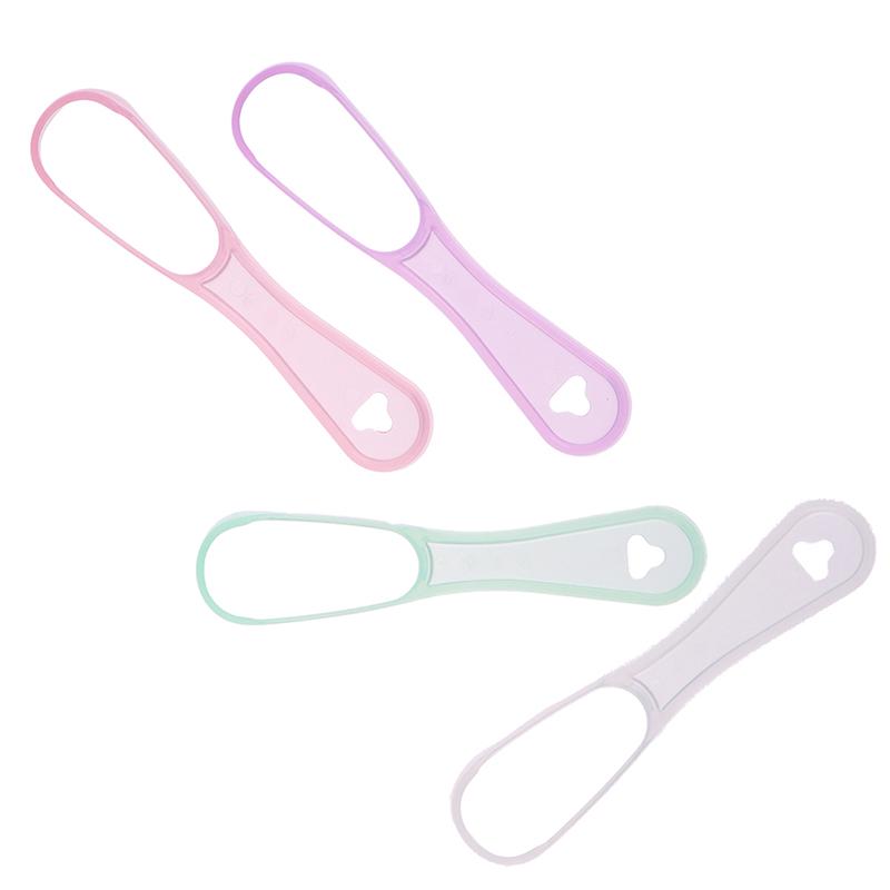 Food Grade Plastic Tongue Scraper Adult Tongue Cleaner Brush Oral Oral Care