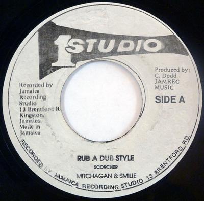 7inch Record MITCHAGAN & SMILIE - Rub A Dub Style NONE STUDIO ONE Jamaica Reggae, Ska & Dub Used