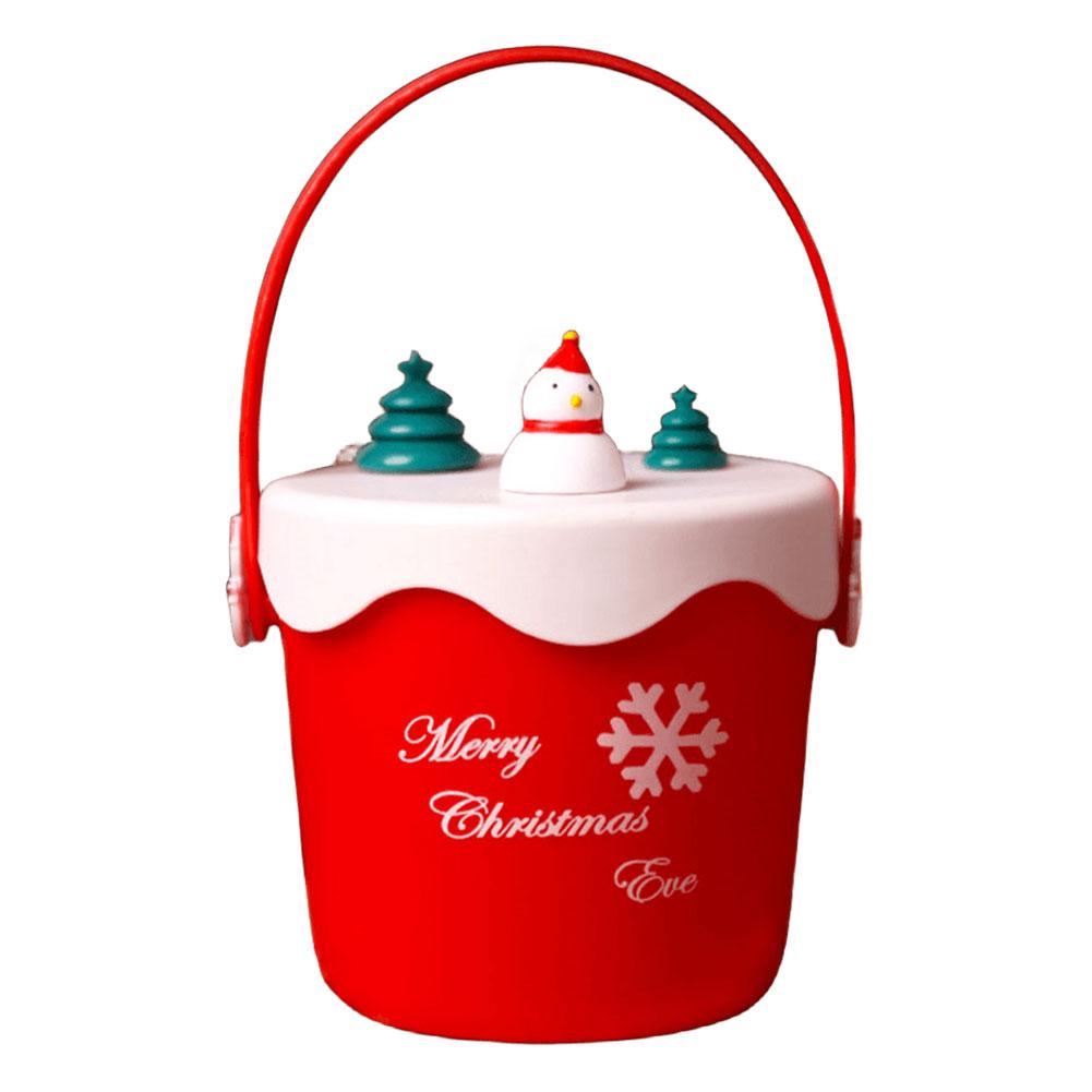 Weihnachts-Süßigkeitenbehälter mit Griff, Goody Buckets, Mehrzweck-Geschenkbox für Festivals, Weihnachten, Winterferien, Partyzubehör