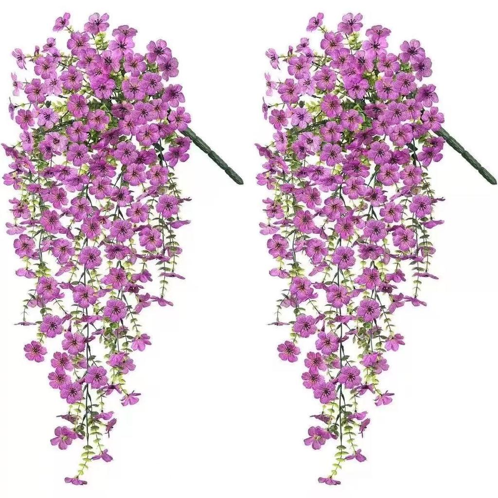 1Piece Artificial Hanging Sunflower Weather Resistant  Decoration For Household Garden Wedding Garden Decoration Decorative Flower Bunch