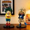 Hot Anime My Hero Academia Childhood Izuku Midoriya Katsuki Bakugo Figure Model Decoration Doll Toys Gift Kid Friendly Entertaining Fun Play Safe