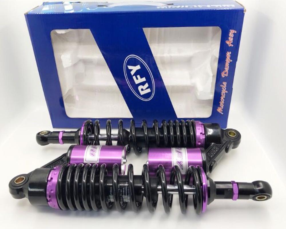 RFY 360mm Heavy Duty Motorcycle Shock Absorber with 8mm Spring for Large Displacement Sports Cars & ATVs