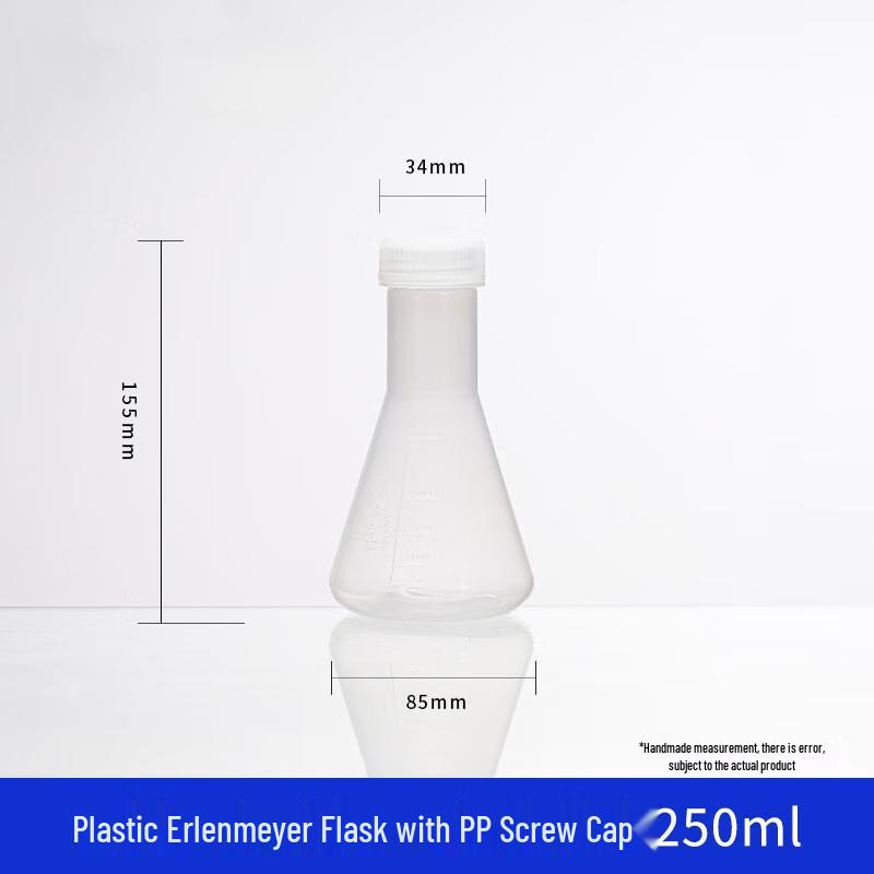 

Jundingying Wide Mouth Plastic Erlenmeyer Flask