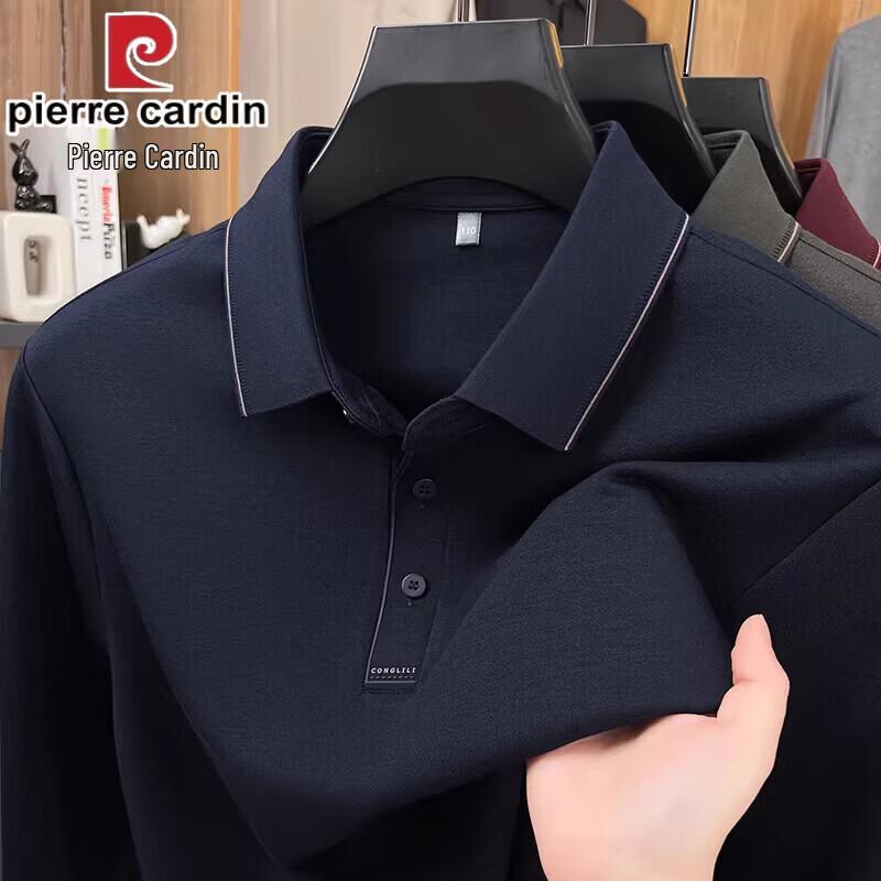 Pierre Cardin Men s Casual Long Sleeve Polo T-Shirt M