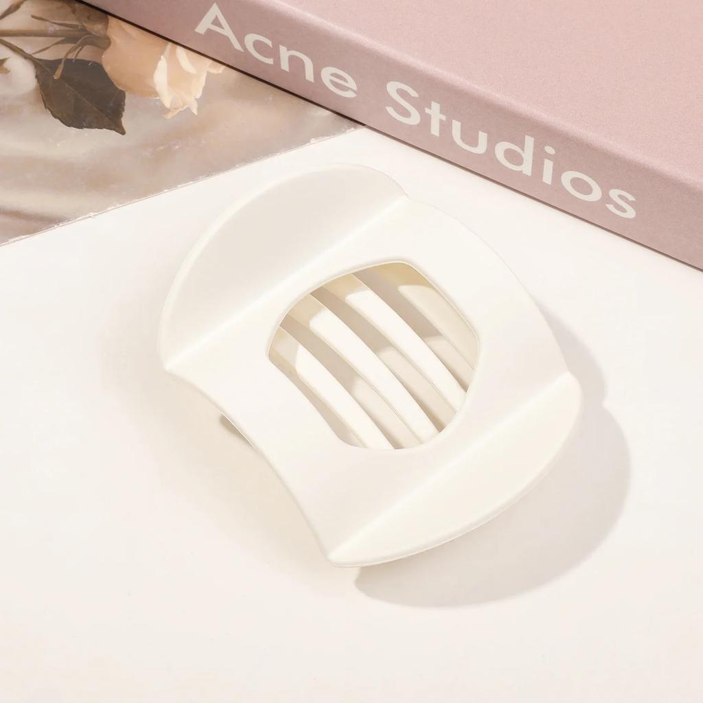 Nouvelles grandes et petites pinces à cheveux en PC pour femmes, accessoires pour cheveux antidérapants, épingles à cheveux vintage en forme d'arc en forme de griffe de canard, barrettes pour filles