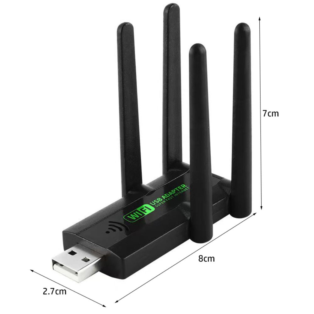 Dual Band WiFi USB Adapter USB3.0 Wireless Network Card Speed Boost  Home Use