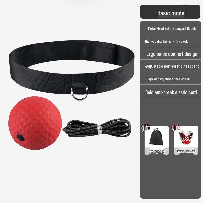Zhijia Head-Mounted Boxing Speed Reaction Training Ball for Stress Relief