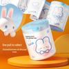 Blue Heart Rabbit Drawstring Thickened Trash Bags - Cartoon Kitchen Self-Closing Plastic Bags