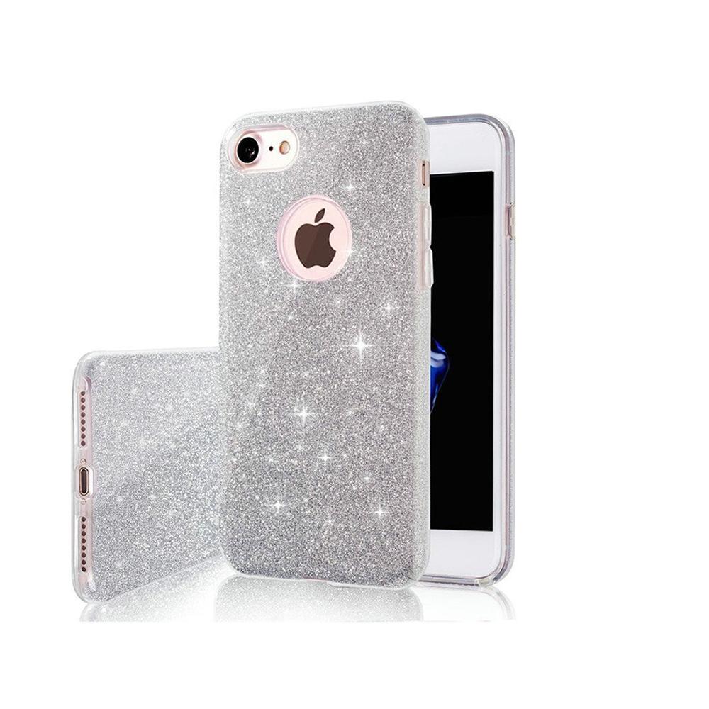 3-in-1 Glitter Case For Xiaomi Redmi Note 10 5G / Poco M3 Pro / M3 Pro 5G Silver