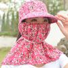 UV Protection Sun Hat Breathable Hunting Ear Flap Face Neck Protective Cover Leisure Outdoor Fishing Cap Women