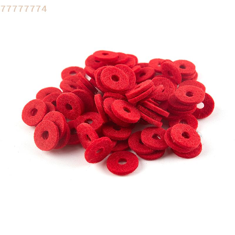 90Pcs Felt Piano Washers Pads Piano Tuning Accessories Pack of Circular Felt Washers for Piano Maintenance
