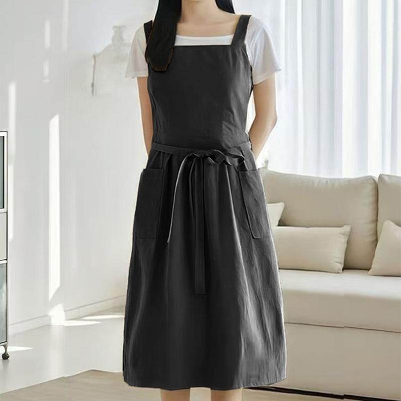 Wasserdichtes Kleid Polyester Schürze Langlebige Küchenkleidung Zum Kochen Reinigen Und Professionellen Gebrauch