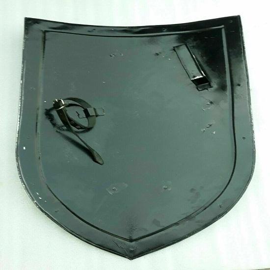 Medieval Larp Warrior Steel Shield King Richard the Lionheart Shield Christmas.