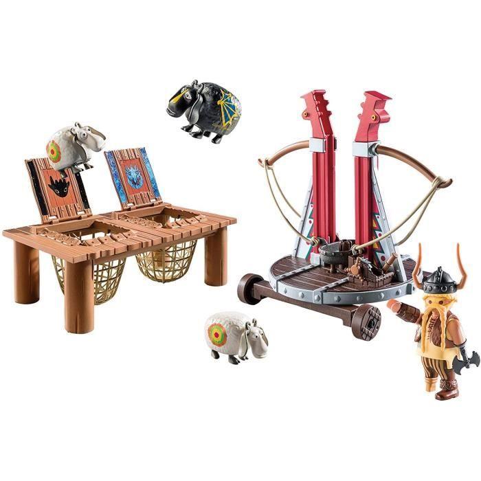 Playmobil - Dragons - Gueulfor with Sheep-launching Ballista