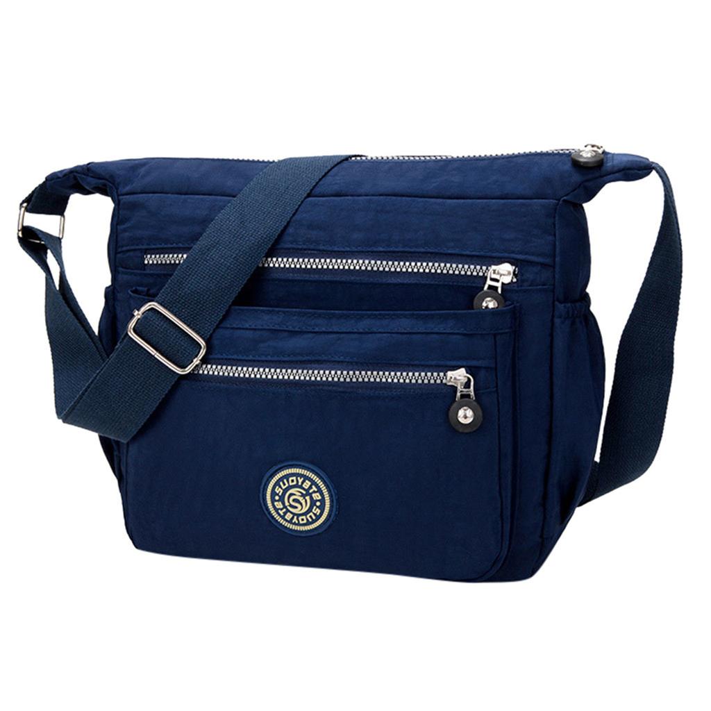 Nová kabelka s potiskem látková taška Messenger Bag Módní nylonová voděodolná taška přes rameno