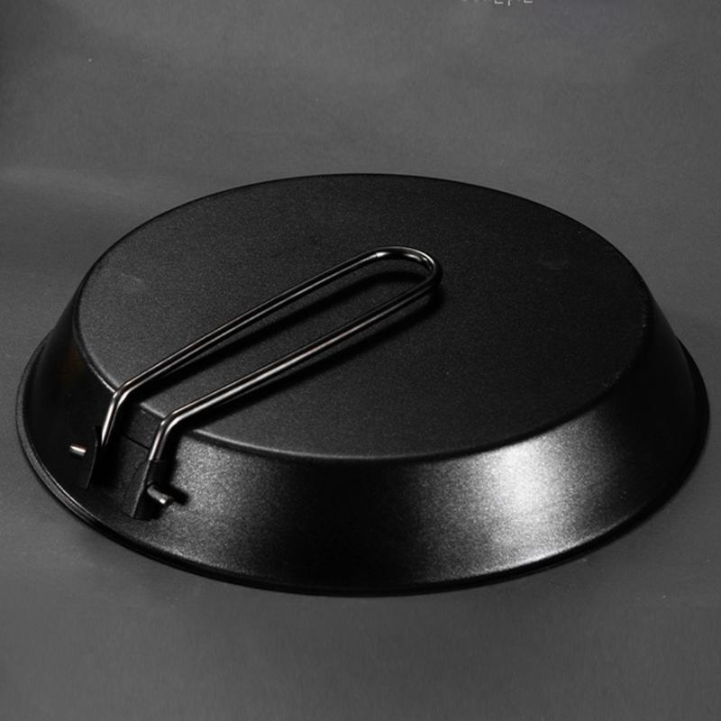 3Pcs Folding Nonstick Frying Pans Portable Outdoor Cookware Light Weight Quick Heating Skillets Cooking Accessory
