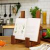 Vintage Wooden Cookbook Holder Decorative Recipe Stand Multipurpose Table Easel  Book Reading