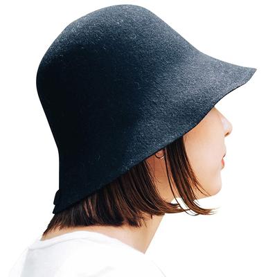 OUTDOOR FELT SAUNA HAT Outdoor Felt Sauna Hat Hat Sauna Cap Free Size Black