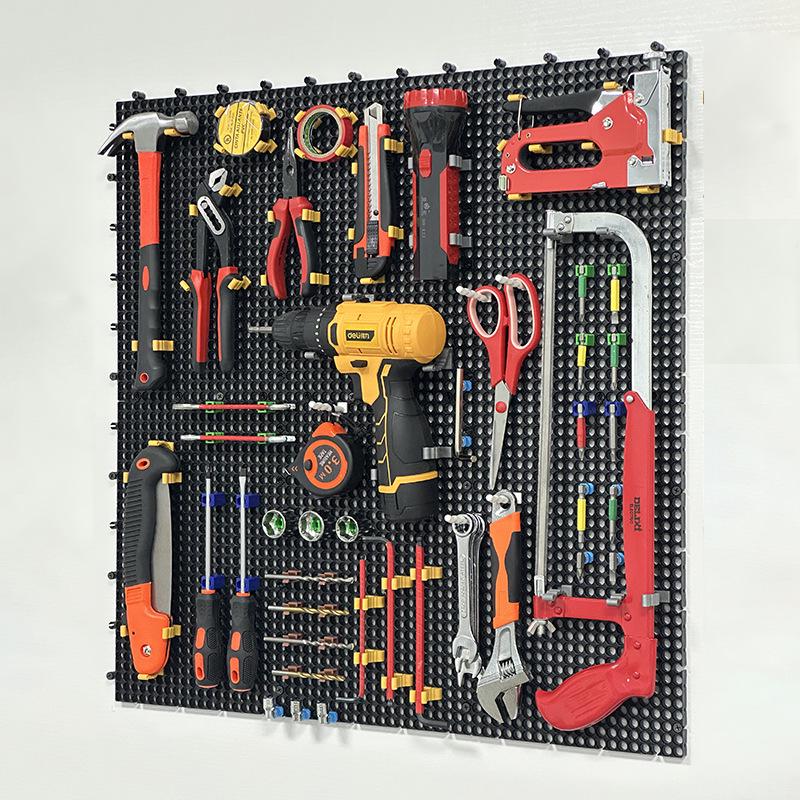 Universal Pegboard Tool Rack: Hardware Hanging Board & Display Shelf for Auto Repair