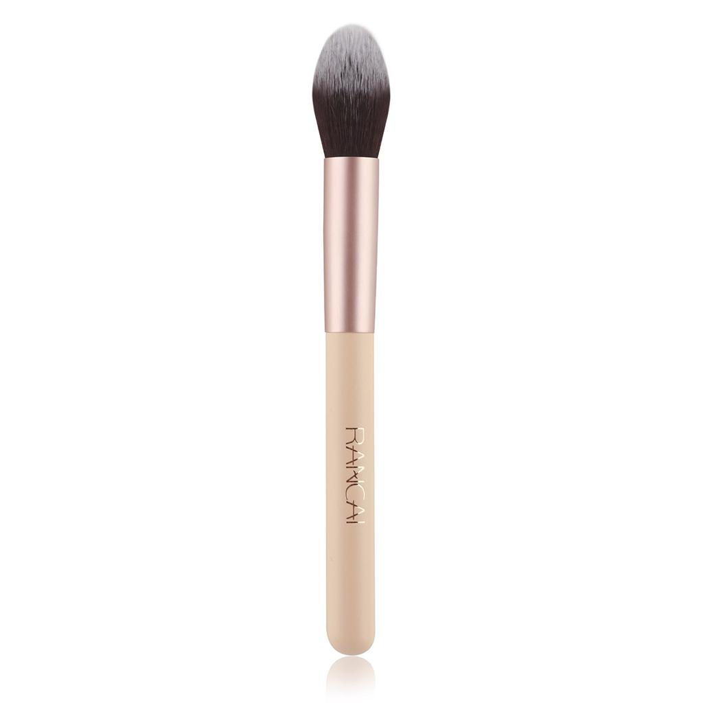 All Black Flame Shape Makeup Brush Highlight Brush Soft Loose Powder Brush Blush Brush Beauty Makeup Brush Tool