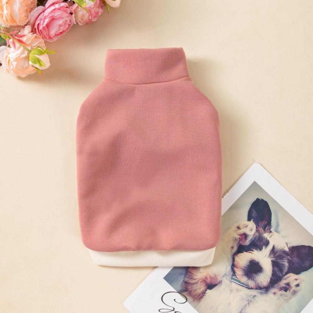 Haustierweste Patchwork Hundepullover Warm Gemütlich Welpen Pullover mit Schleife Lässig Katze Basis-Mantel Outdoor-Aktivitäten