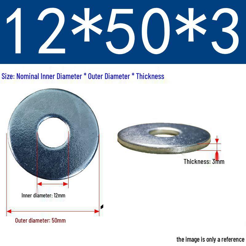 Galvanized Flat Metal Washer Spacer M3-M60
