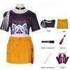 Anime Movie Huntr/x Kpop Demon Hunters Mira Cosplay Costume Halloween Carnival Party Role Play Uniform Prop