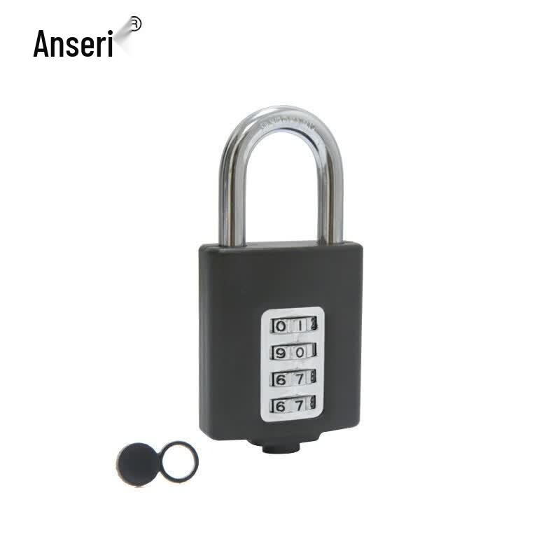 Ansell Zinc Alloy 4-Digit Combination Padlock
