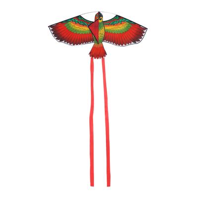 Animal Parrots Kite Outdoor Flying Kites Kids Children Fun Toy Sports(Red)
