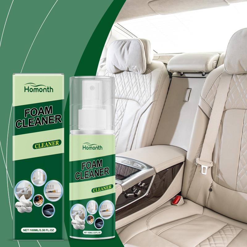 100ML Auto Innenraum Schaumreiniger Polster Fleckenentferner Erneuert Ledersitze für Auto Zuhause Ausbleichfrei Quick Detailing
