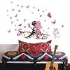 The New Butterfly Beautiful Faery Bedroom Waterproof Sitting Room Background Wall Stickers