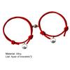 2Pcs Adjustable All-match Magnet Couple Braided Bracelet Fashion Jewelry