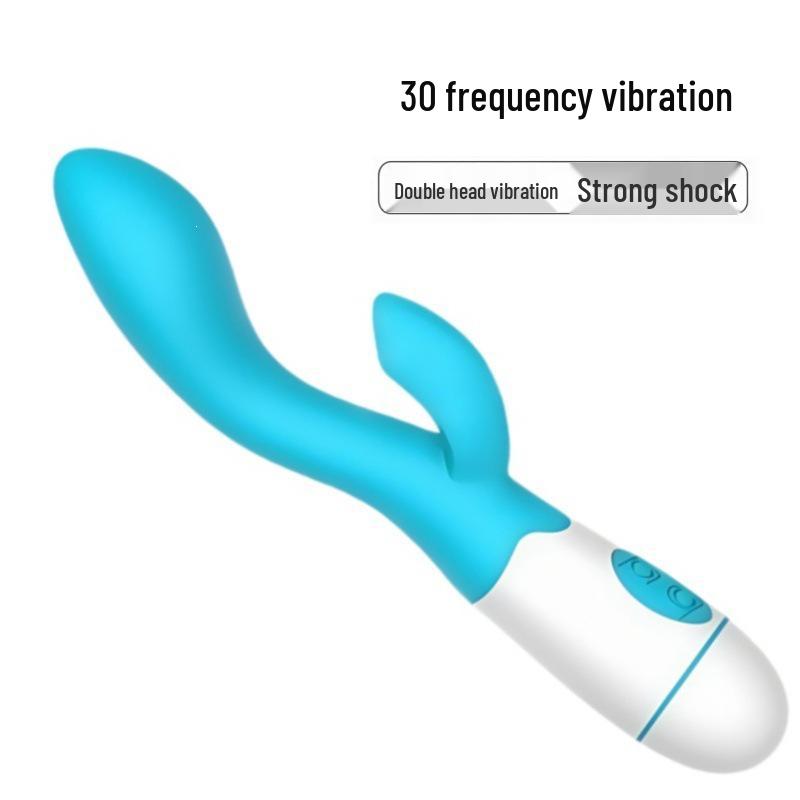 Rechargeable Silicone Dual Vibration G-spot Massager for Women
