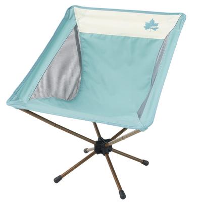 LOGOS LOGOS Life Bucket Chair 73321002 Outdoor Folding Camping Chair (Colorful Logos) (Light Blue)
