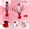 Valentine's Day Foil Spray Centerpieces For Tables With Foam Heart Gleam N'burst Party Spray For Valentine's Day Table Decoration